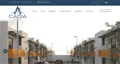 Desktop Screenshot of cadia.mx