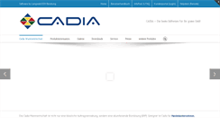 Desktop Screenshot of cadia.de