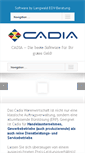 Mobile Screenshot of cadia.de
